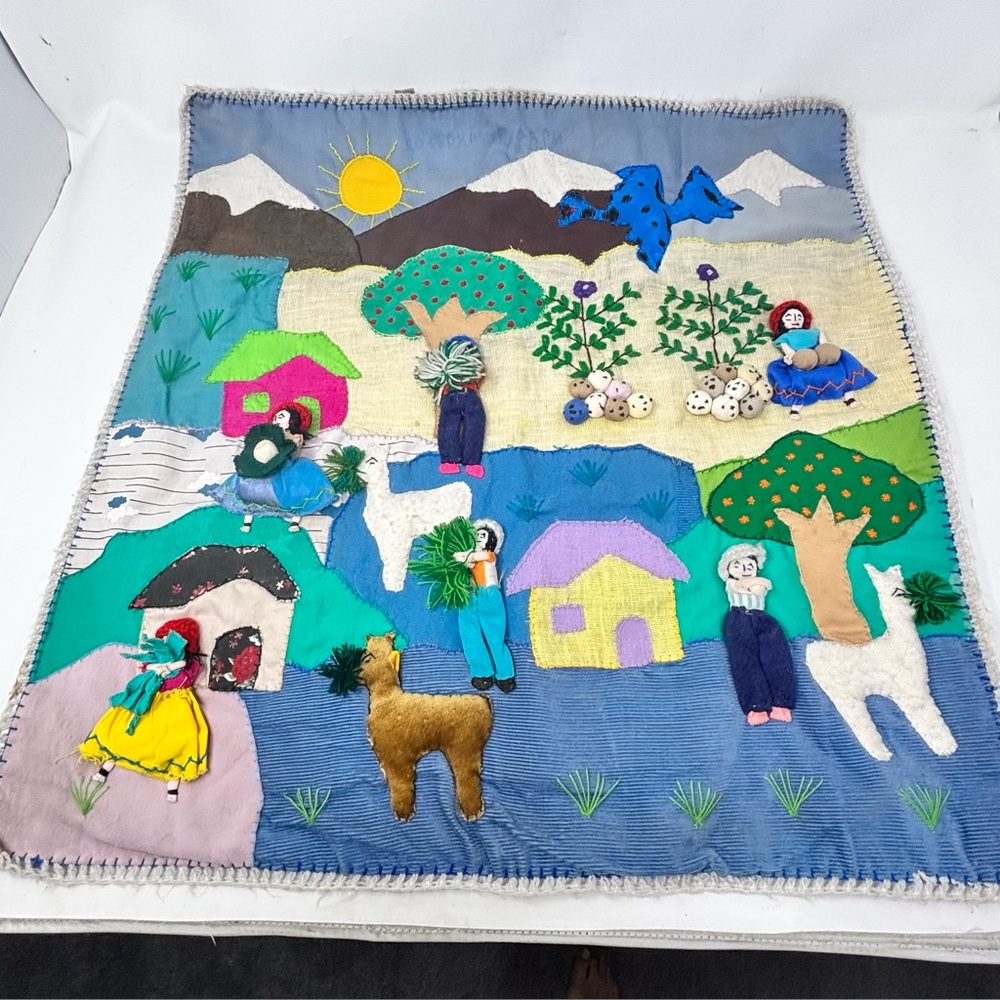 Hand Crafted Multicolor Tapestry